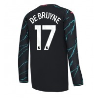 Manchester City Kevin De Bruyne #17 Tredjedrakt 2023-24 Langermet